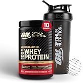 Bundle of Optimum Nutrition Gold Standard 100% Whey Protein Powder, Double Rich Chocolate, 10 Servings, 0.68 Pounds (Pack of 1) + Optimum Nutrition Shaker Cup, 28oz, Pack of 1