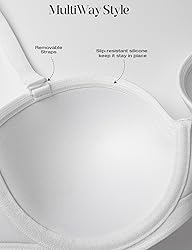 Wingslove Women's Strapless Full Figure Bra