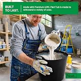 Neat 42L Flexi Tubs 5 Pack Green Large Buckets with Handles UK Made LDPE view 6