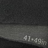 Black Underfelt Carpet for Speaker, Sub Box Carpet, Auto, RV, Boat, Marine, Truck, Car Trunk Felt Fabric Material, Soft and Durable (Black, 41x49 inch)