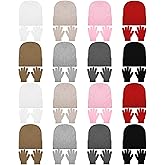 Croloose Kids Winter Beanie and Gloves Set Knit Hat Gloves Bulk Warm Unisex Cold Weather Hat for Donation
