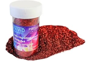 VViViD Prisma65 Raw Pigment Red Metallic Glitter Powder 15g Jar (2 Units)