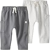 Little Planet by Carter's Unisex-Baby 2-Pack Pants Made with Organic Cotton