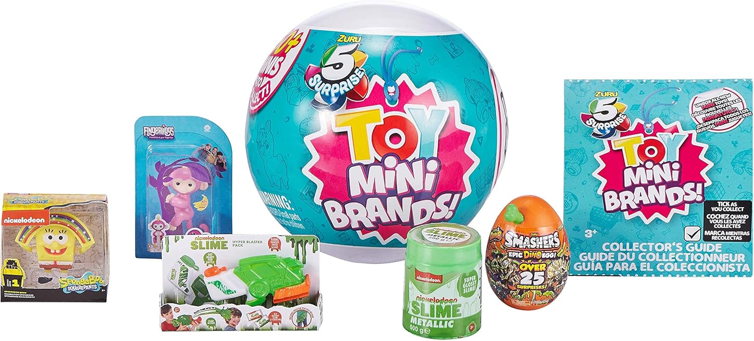5 surprise mini brands mystery capsule real miniature brands collectible toy