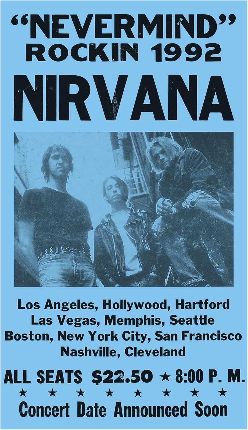 Download Amazon Com Per Diem Printing Nirvana Nevermind Rockin 1992 Tour For Android Wallpaper Amazon Com Per Diem Printing Nirvana Nevermind Rockin 1992 Tour For Free