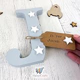 Habercrafts Large Wooden MDF Letter S 13cm High Capital Letter view 5