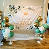 Isndare Sage Green and Gold Balloons Set 35 Pieces 12 Inch Confetti Latex view 5