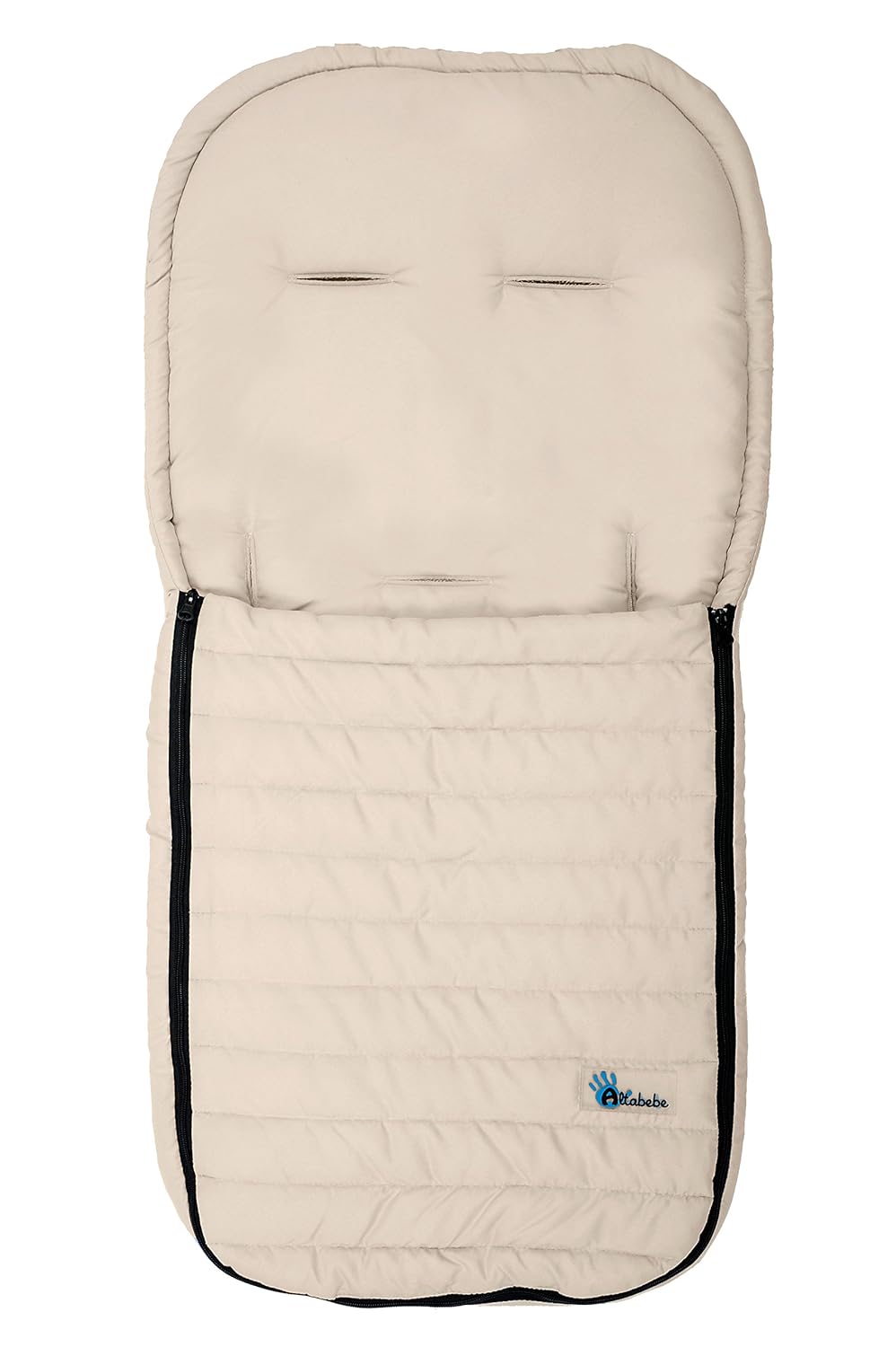 AltaBebe AL2200M-03 - Sommerfußsack aus Microfaser für alle gängigen Sportwagen, Buggys und Jogger. Farbe beige