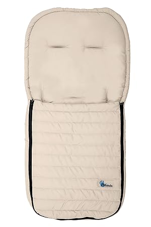 AltaBebe AL2200M-03 - Sommerfußsack aus Microfaser für alle gängigen Sportwagen, Buggys und Jogger. Farbe beige