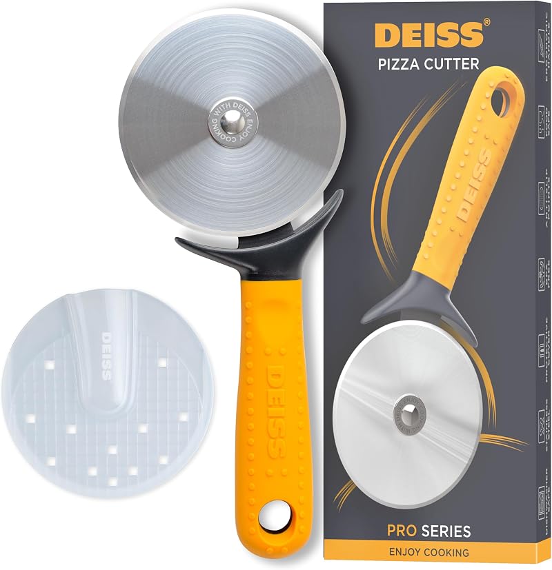 Deiss Pro Heavy Duty Pizza Cutter Wheel Slicer Stainless Steel 4
