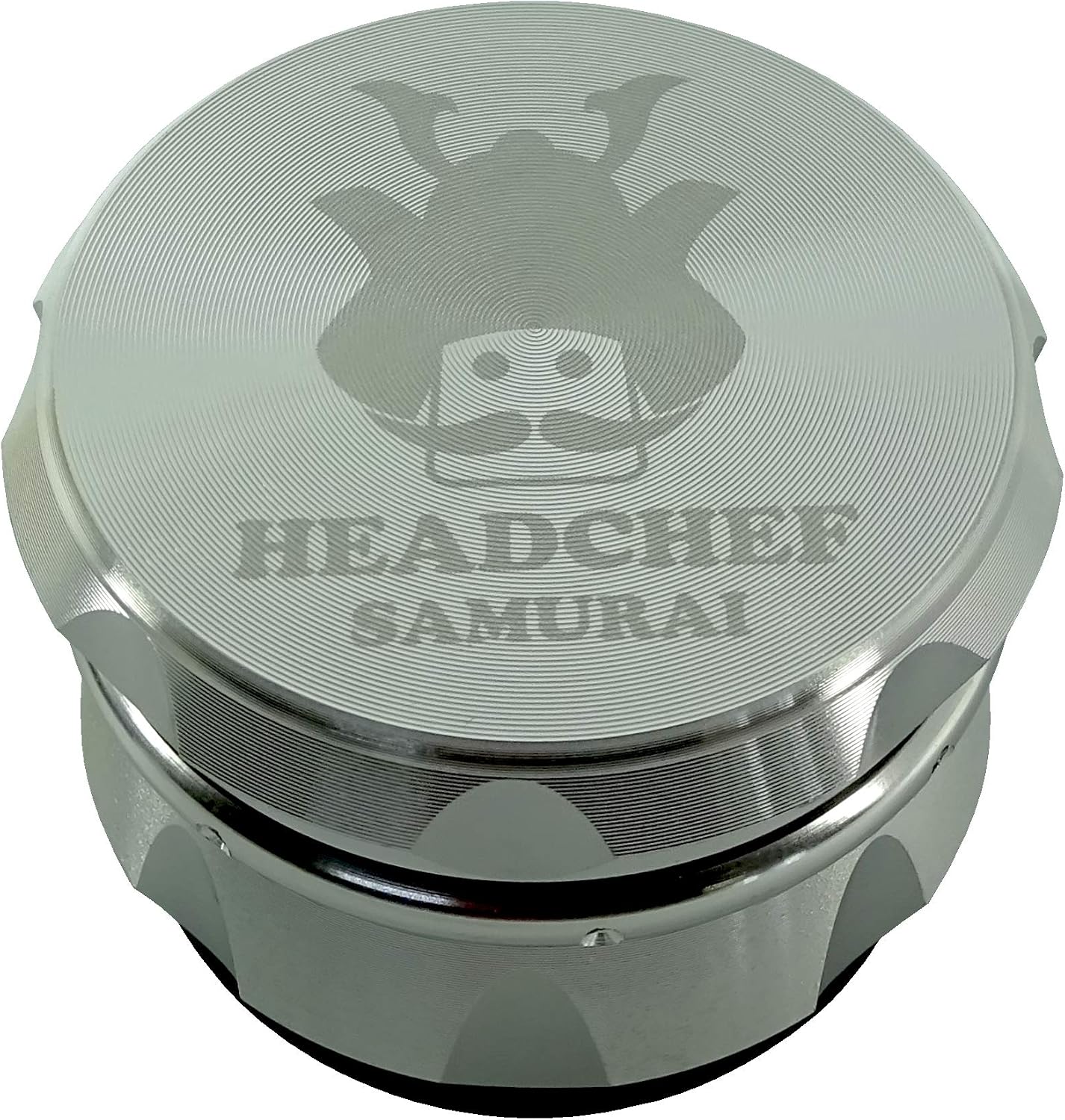 Headchef Samurai Metal Herb Grinder with Sifter Scraper , 55mm, Silver