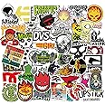 100 PCS Vinyl Random Skateboard Cool Stickers - No Repeat, Notebook, Guitar, Trolley Case, Waterproof Car, Graffiti - The Teen Boys and Girls