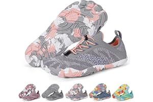 ifowbvy Hike Barefoot Shoes Women Men Wide Toe Box Zero Drop Footwear Lightweight Hike Shoe Non-Slip Grounded Shoes Women for Outdoor Trail Running Walking Weightlifting