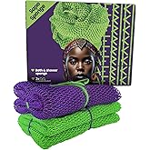 AFRIKI African Net Sponge – Exfoliating Body Scrubber, Black Owned & Rooted in Africa, All Skin Types | 45 in Long
