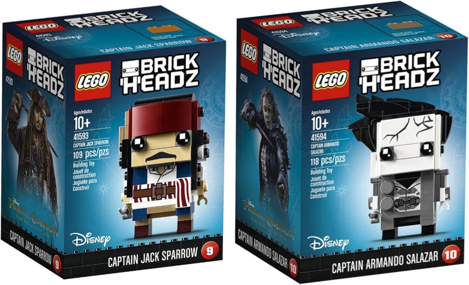 captain jack sparrow brickheadz