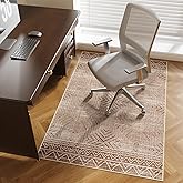 FUNMAT Chair Mat for Hard Floors, 36" × 55" Desk Chair Mat for Rolling Chairs, Anti-Slip Under Desk Rug Floor Protector for H