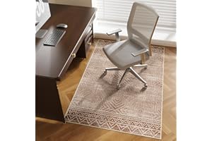 FUNMAT Chair Mat for Hard Floors, 36" × 48" Desk Chair Mat for Rolling Chairs, Anti-Slip Under Desk Rug Floor Protector for H