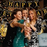 Tbczvx 16 Pcs New Year Decorations 2025 Party Kit - Elegant & Festive view 7