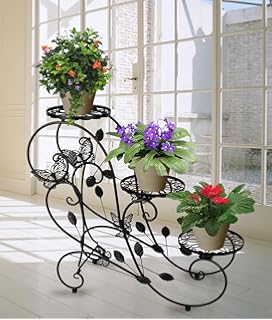 etagere jardin metal pot porte fleurs plantes