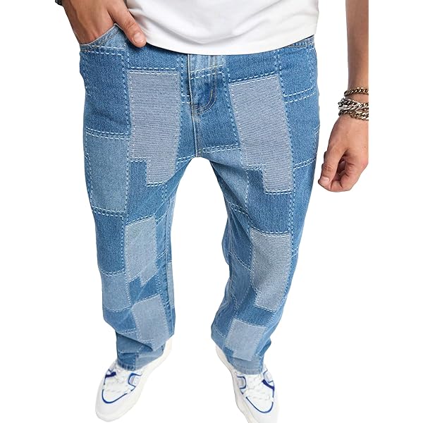 Wide Leg Jeans for Men 2024 Y2k Fashion Hip Hop Streetwear