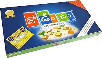 Out-Box Edutainment Jodinchu + Tvaragaa Combo -Ultimate Telugu Crossword Building Game, Fast and Exciting
