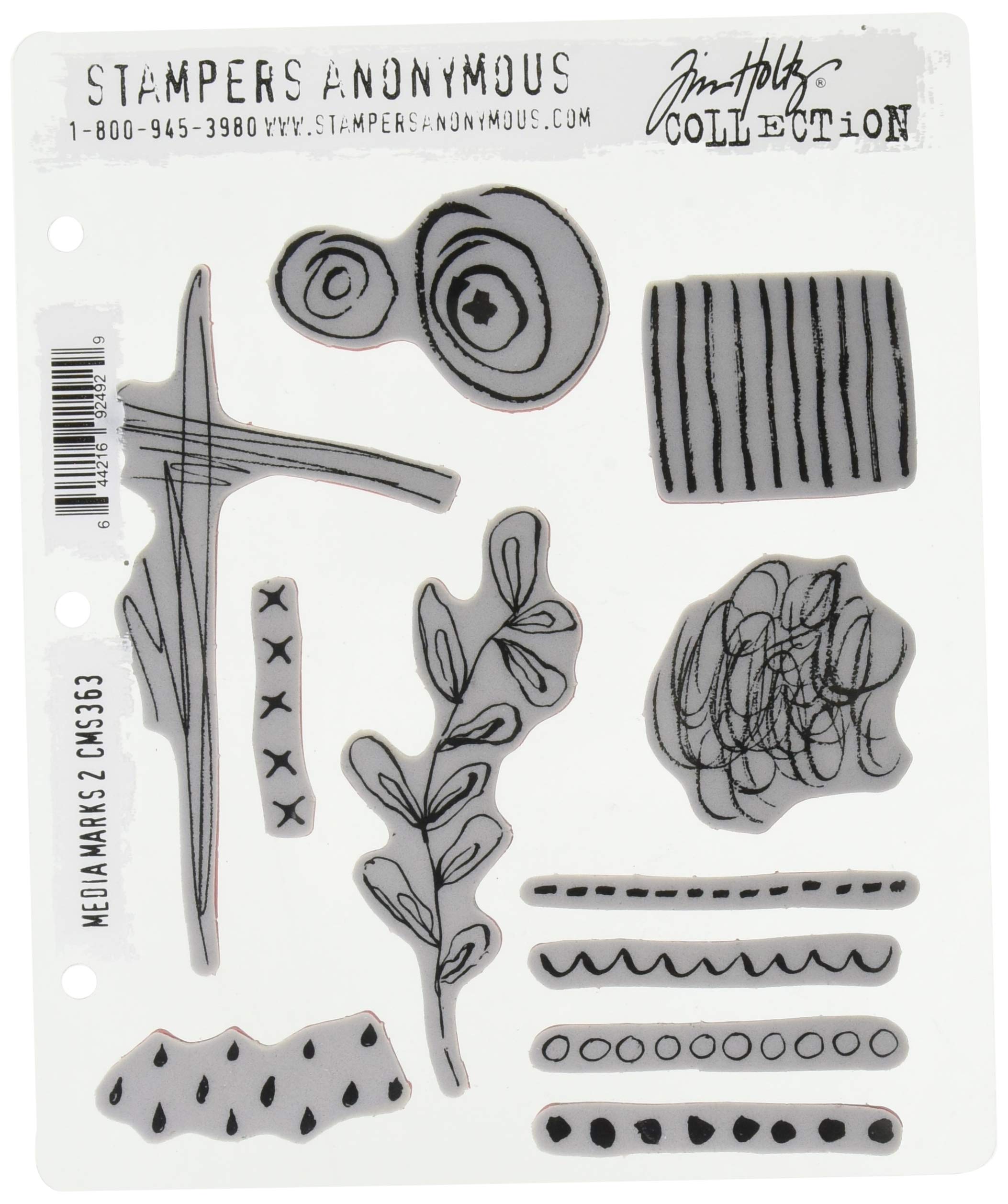 Cling RBBR Stamp Set Media MRK2