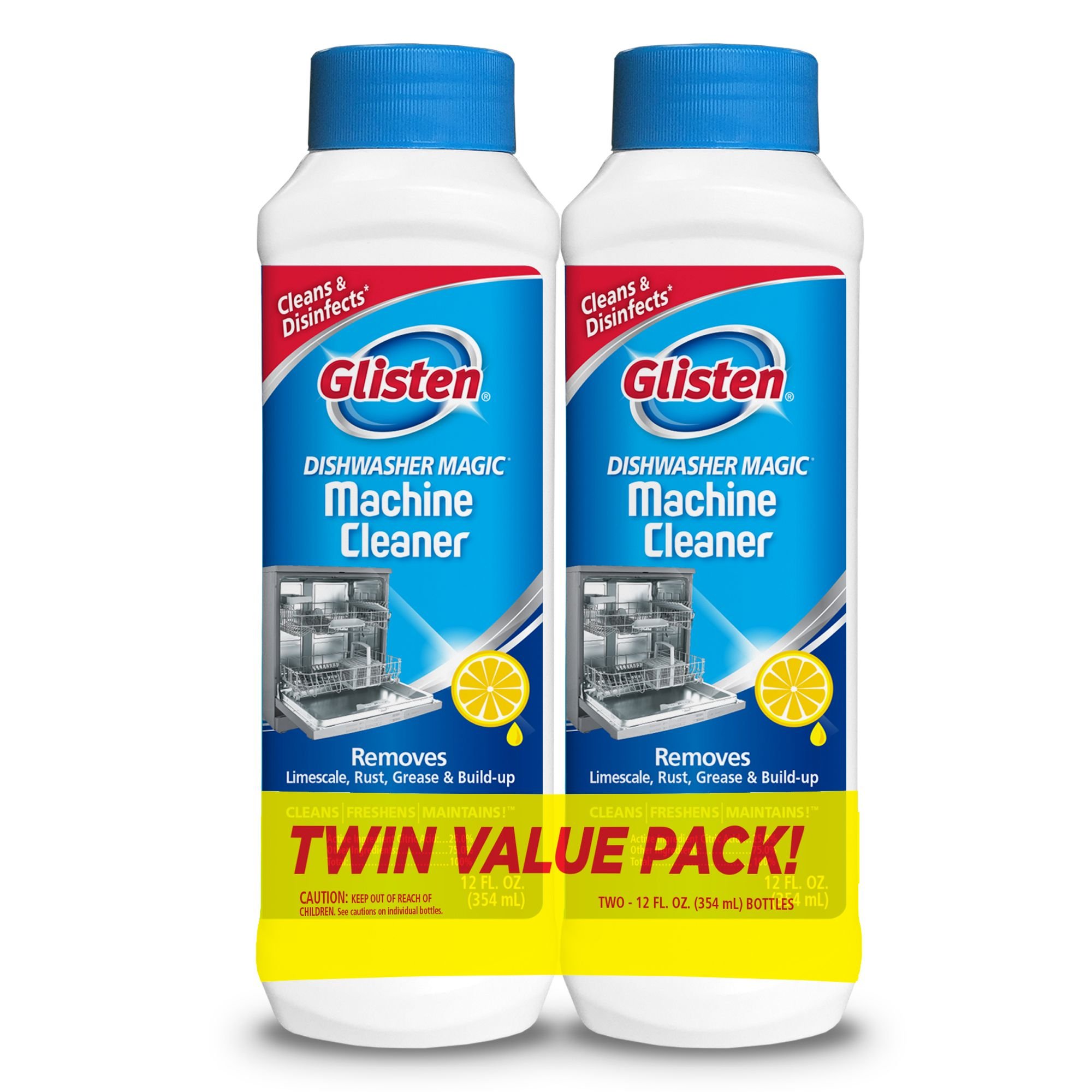 Glisten Dishwasher Magic Cleaner and Disinfectant 12 Fl. Oz. Bottle 2 Pack 691202165880 eBay