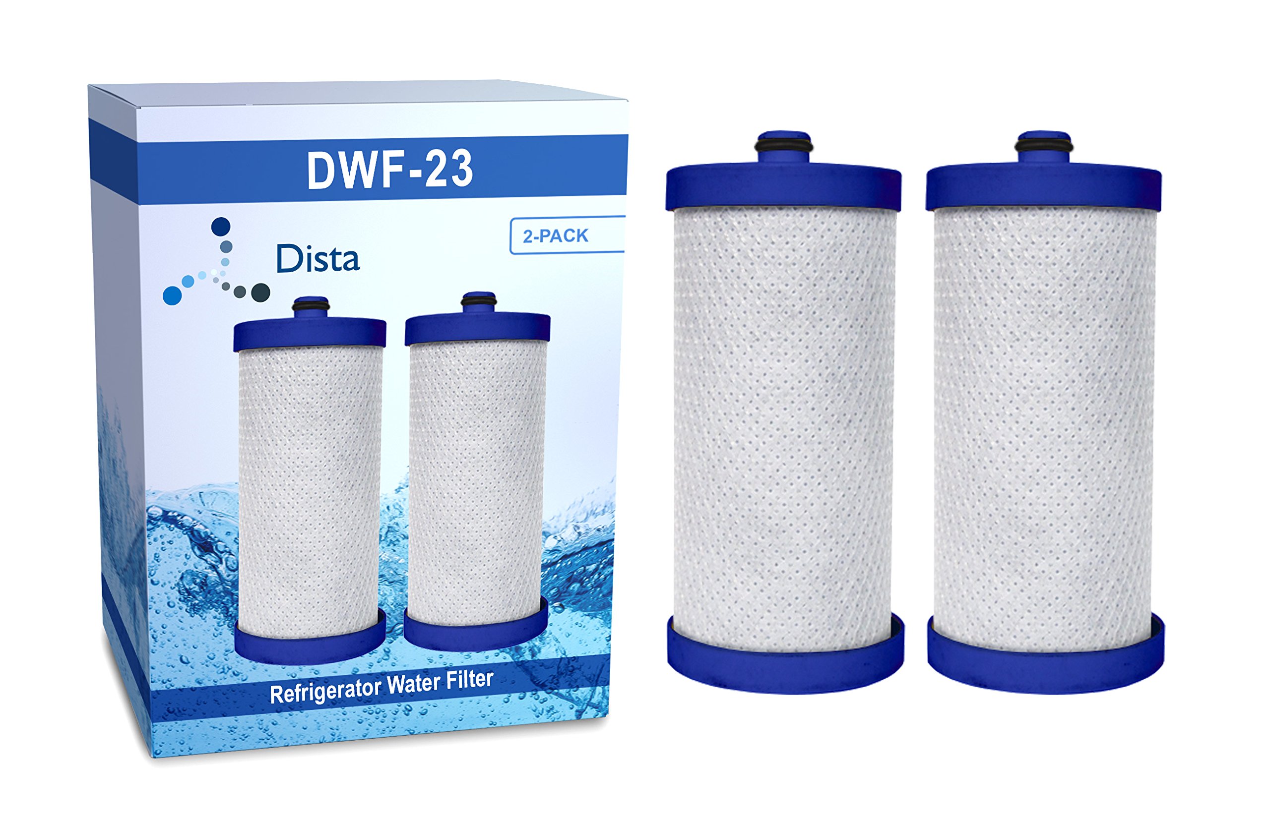 Dista Refrigerator Water Filter Compatible with WF1CB WFCB, RF100