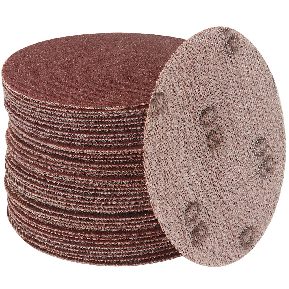 BaiNuo 35Pc 5 Inch 125mm Hook & Loop Mesh Sanding Discs 80 120 180 240 600 Grit Abrasive Dust Free Disc Anti-Blocking Long-Lasting Sharp Grinding Sandpaper for Car Wood Stone