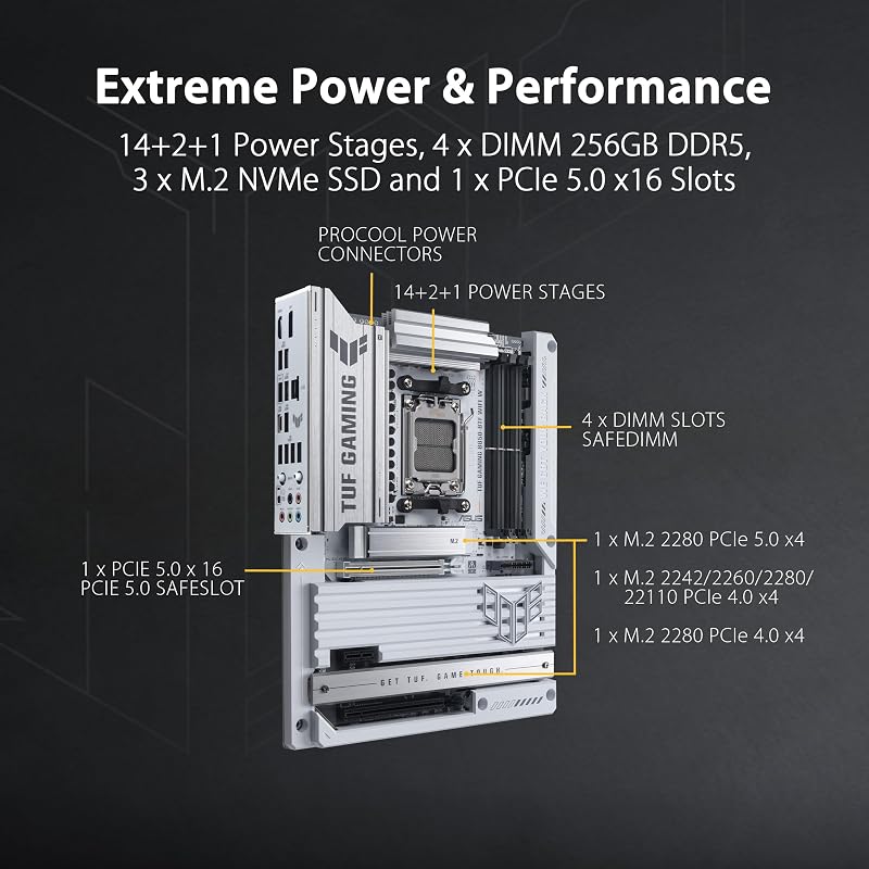 TUF Gaming B850-BTF WiFi W Mainboard Sockel AMD AM5