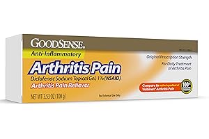 GoodSense Arthritis Pain Relieving Gel, Diclofenac Sodium Topical Gel, 1% (NSAID), 3.53 Ounces