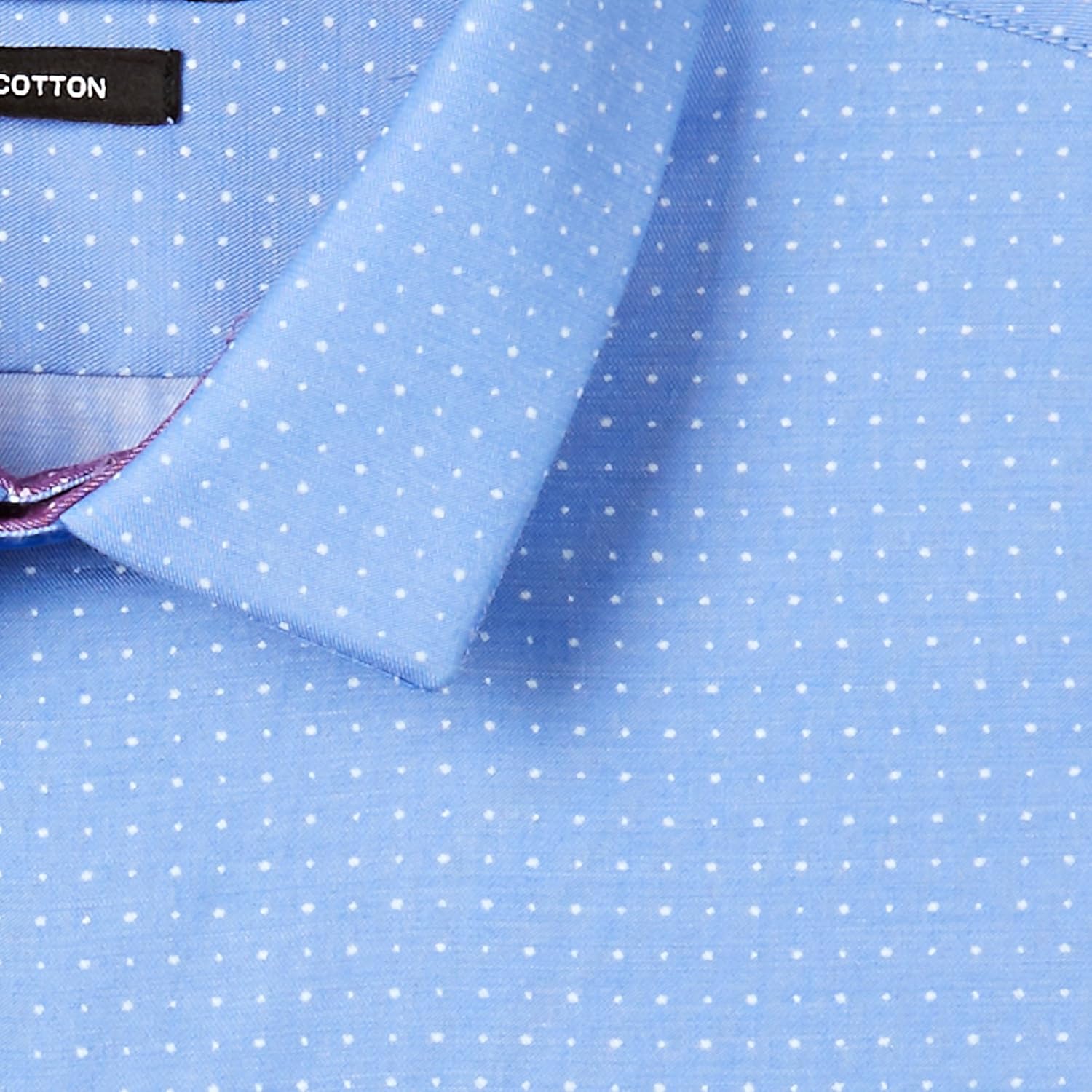 john players men's printed slim fit cotton formal shirt