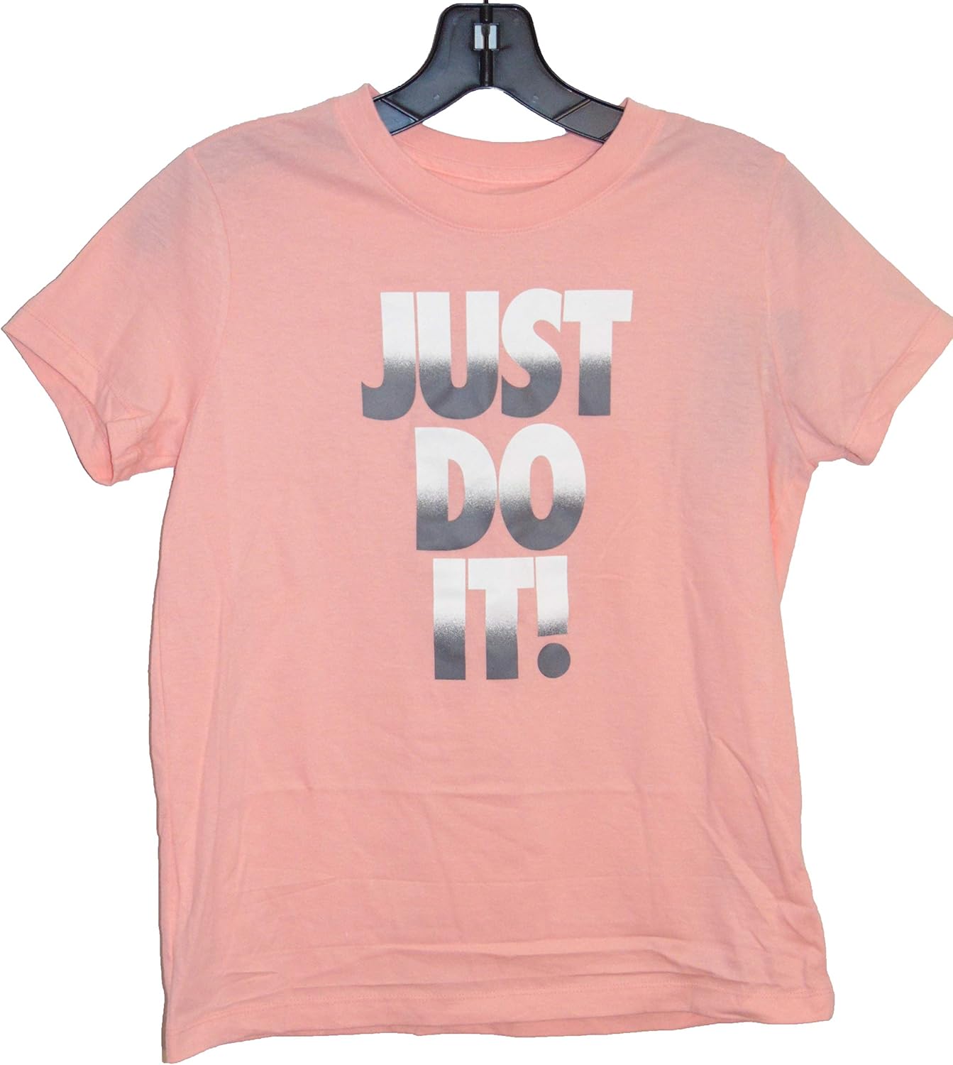 Nike Sportswear Just Do It Womens T-Shirt - Pink Glaze/Black | Sportitude Lifestyle