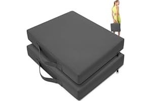 FASTMOMENT 2 Pcs Stadium Seat Cushions Water-Repellent Bleacher Seat Cushions Indoor & Outdoor Seat Cushion for Bleachers Portable Stadium Cushion for Sports Events, Office Chairs, Beaches
