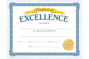 TREND ENTERPRISES TREND Certificate of Excellence Classic Certificates, 8-1/2" x 11", 30 Count