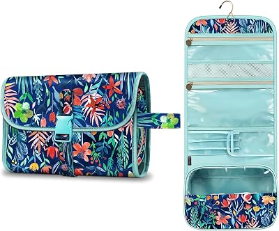 FINPAC Portable Toiletry Travel Wash Bag Jungle Night Large Water Resistant