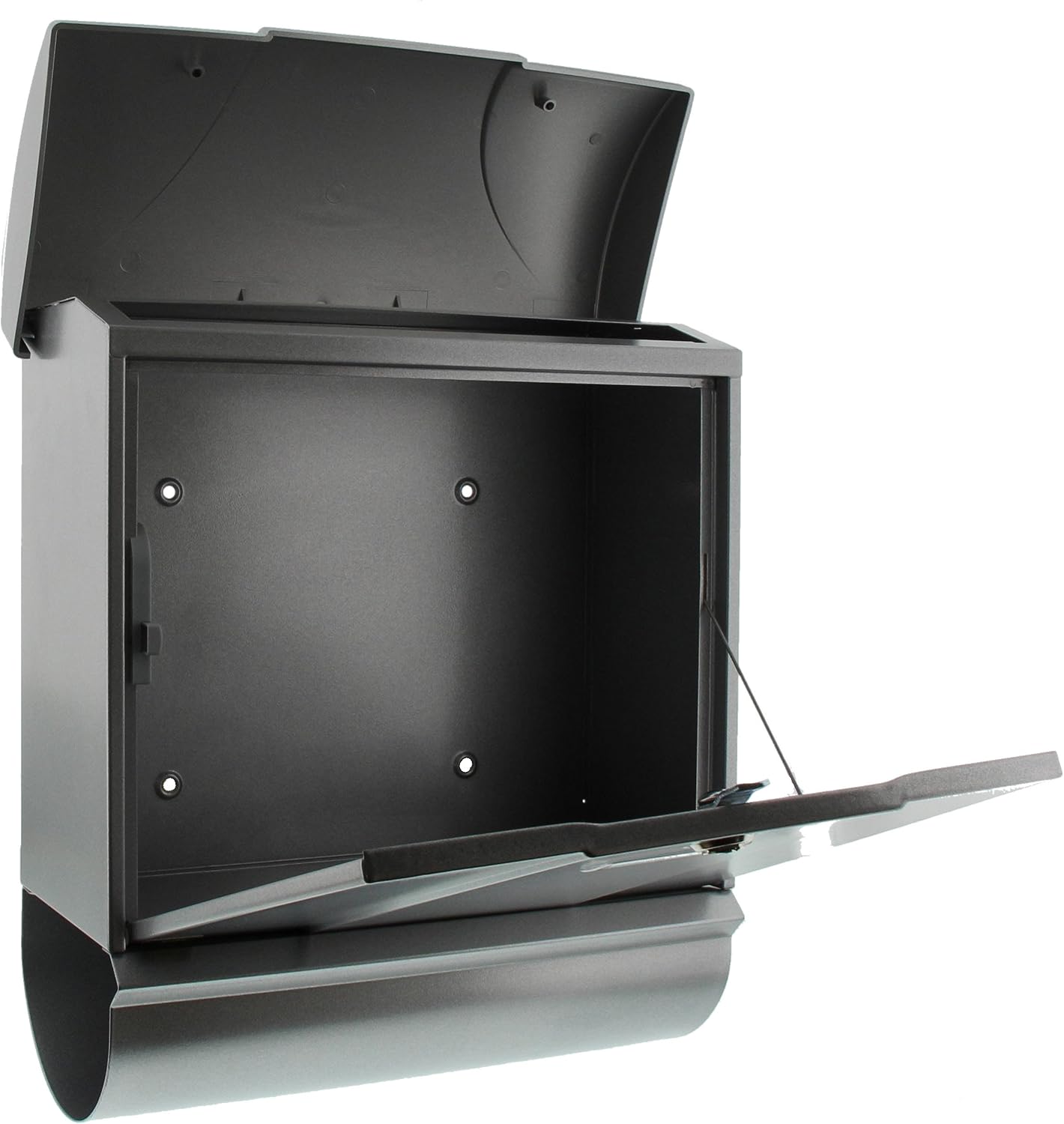 Burg-Wächter Olympia 91600 Sheet-Steel Letter Box Available in Various Colours, 91600Si, Silver - Image 5