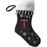NCAA Texas A&M Aggies Full Embroidered Snowflake Stocking