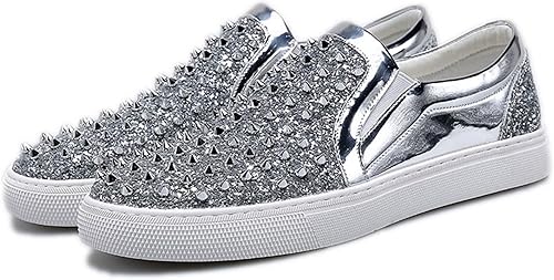 Amazon ヘブンデイズ Heaven Days サイドゴア スタッズ シューズ スリッポン メンズ レディース スニーカー スニーカー