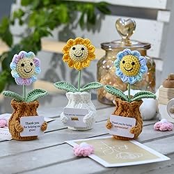 YOOJEE Thank You Crochet Sunflower Pot – "Thank