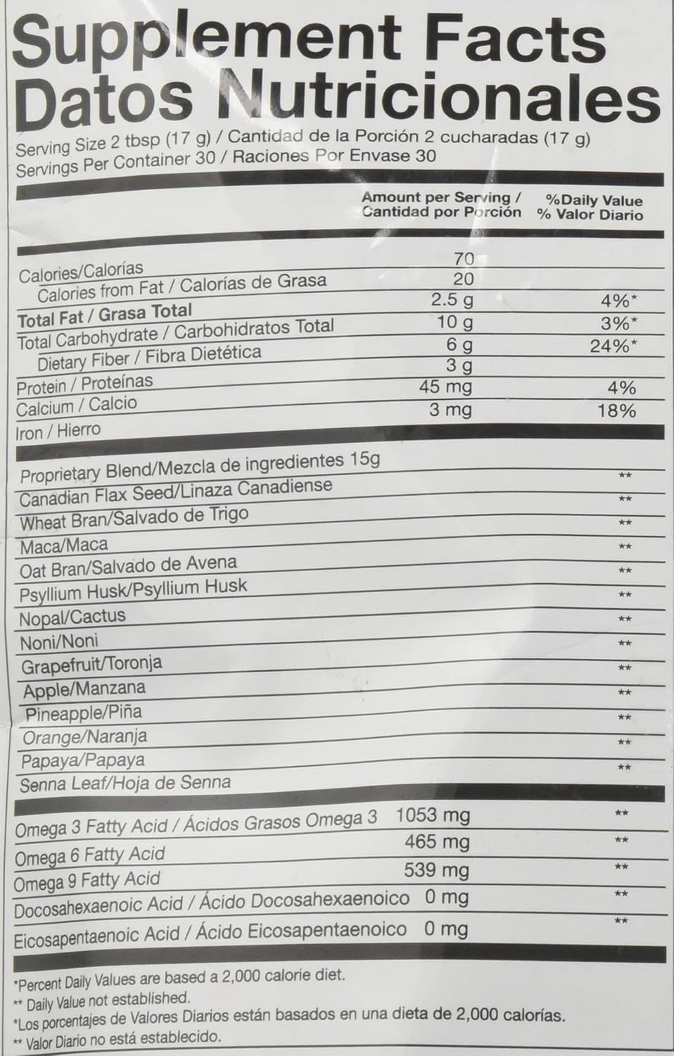 Leonflax Canadian Flaxseed Plus Fat Reducer 18 Oz. 2-PACK