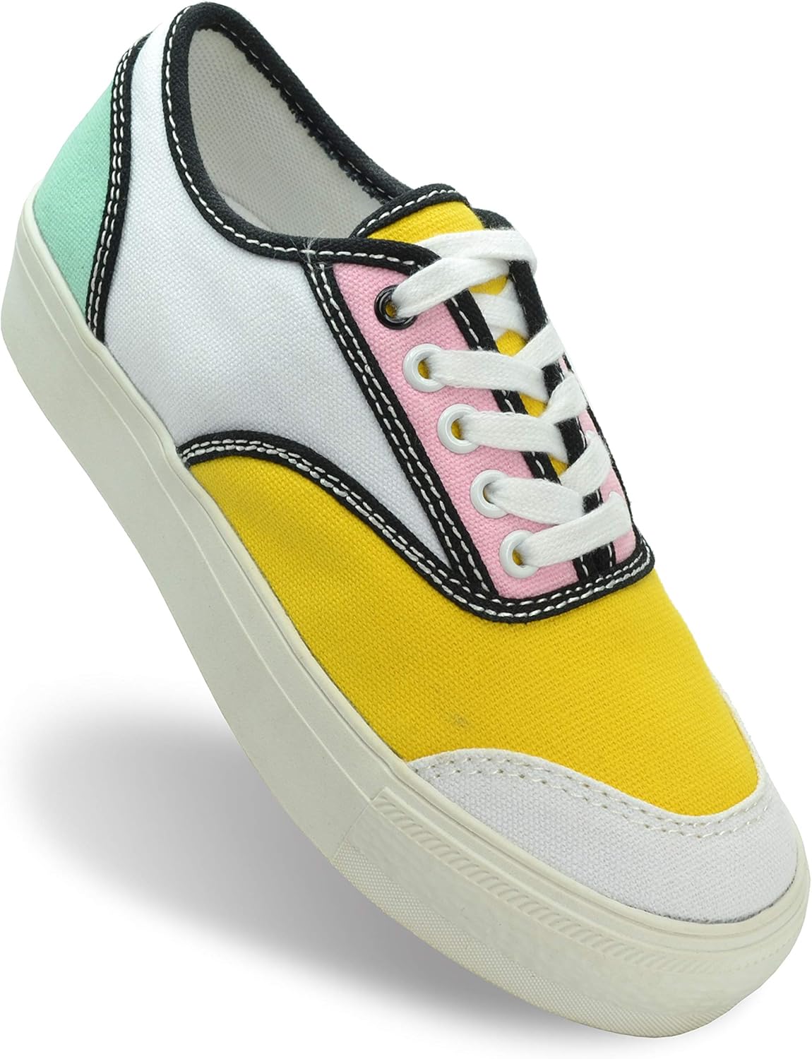 snakeskin canvas shoes