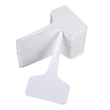 HONGXIN-SHOP Pflanzen Schilder Wetterfest Pflanzen Stecker T-Form Pflanzen Etiketten Plastik Kunststoff Pflanzenetiketten Ste