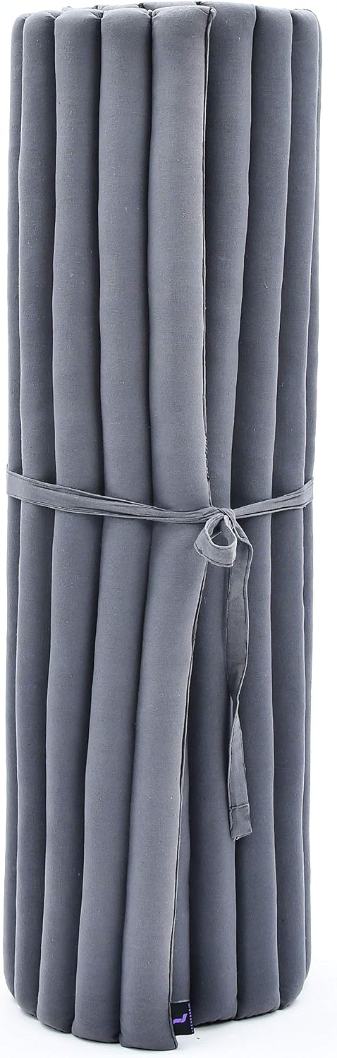 Leewadee Rollable Floor Mat L, Comfortable and Rollable Thai Mattress, Soft Massage Mat Filled with Eco-Friendly Kapok - Image 3