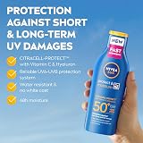 Nivea Sun Protect Moisture Lotion SPF 50+ 200ml Vitamin C Hyaluron UVA UVB view 4