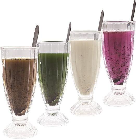 milkshake glasses