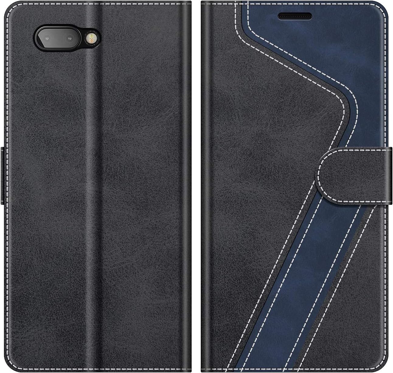 MOBESVBlackberry Key2 Case, Phone Case For Blackberry Key2, Blackberry Key2 Phone Cover, Magnetic Flip Wallet Case for Blackberry Key2 Phone Case, Stylish Black