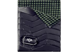 ETGLCOZY Double Sleeping Bag for Adults Kids, XL Queen Size 2 Person All Season for Warm & Cold Weather, Lightweight Compact with Compression Sack Camping Essentials for Backpacking Hiking