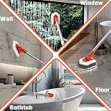 JEHONN 4-in-1 Bathroom Tile Tub Scrubber with 130 CM Extendable Handle view 5