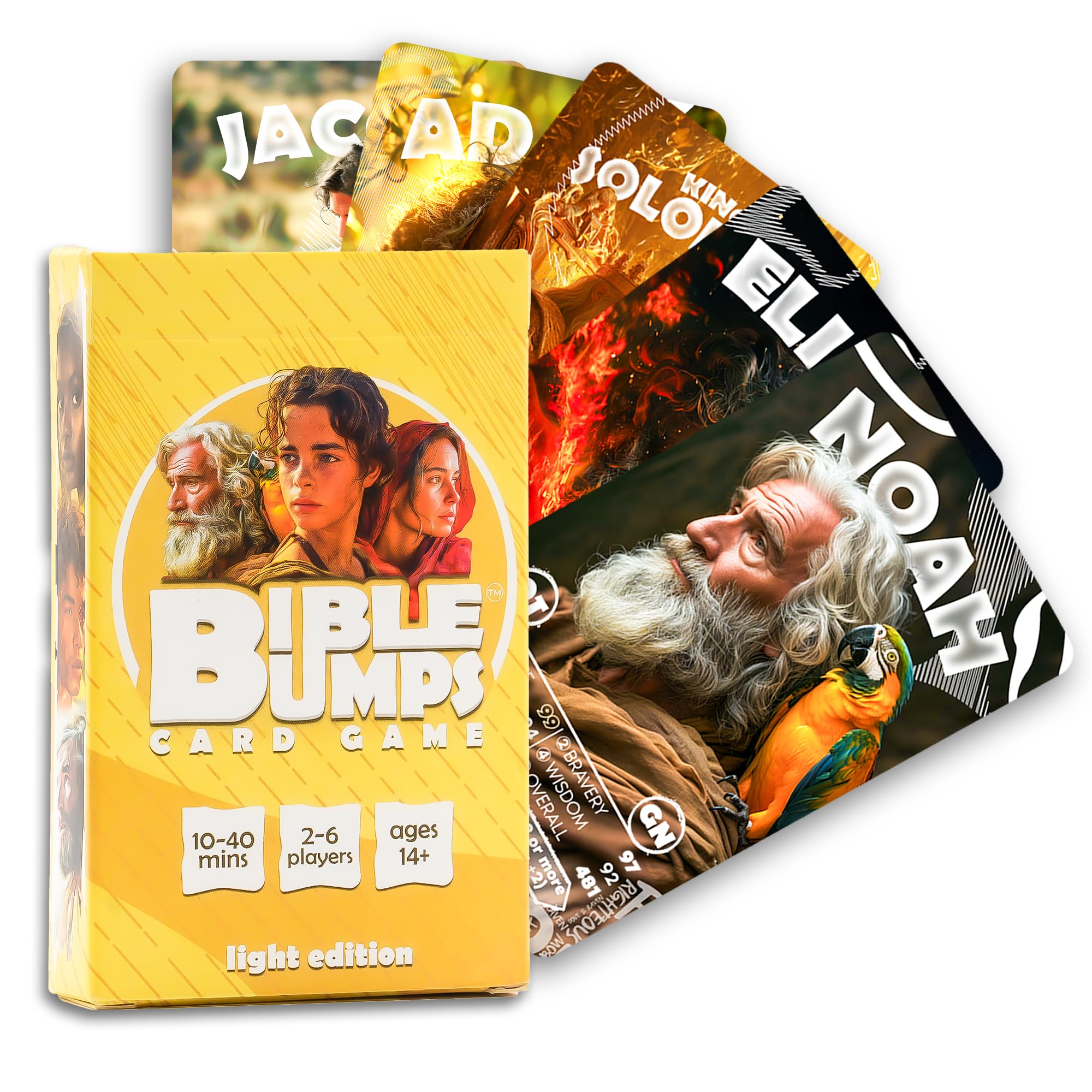 bible bumps Light Edition - Christian Card Game for Family & Friends, Faith-Building Fun, Easy to Play Bible game for All Ages, Perfect for Bible Study, Youth Groups & Fellowship